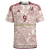 Original Fußballtrikot Mexiko Raul 9 Auswärtstrikot WM 2022 Für Herren